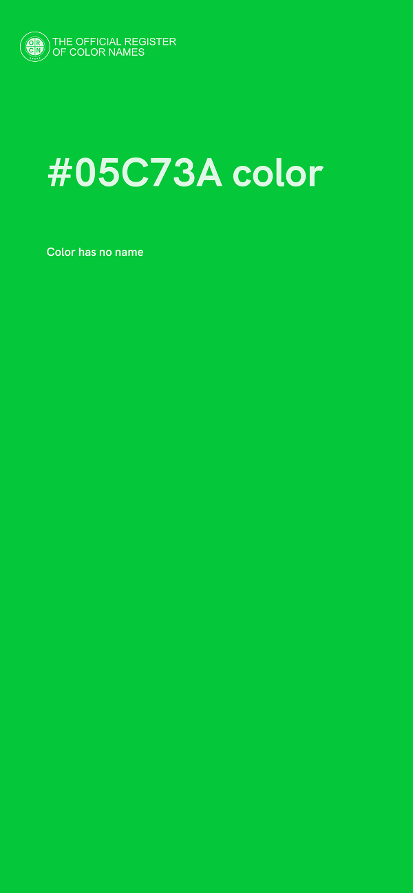 #05C73A color image