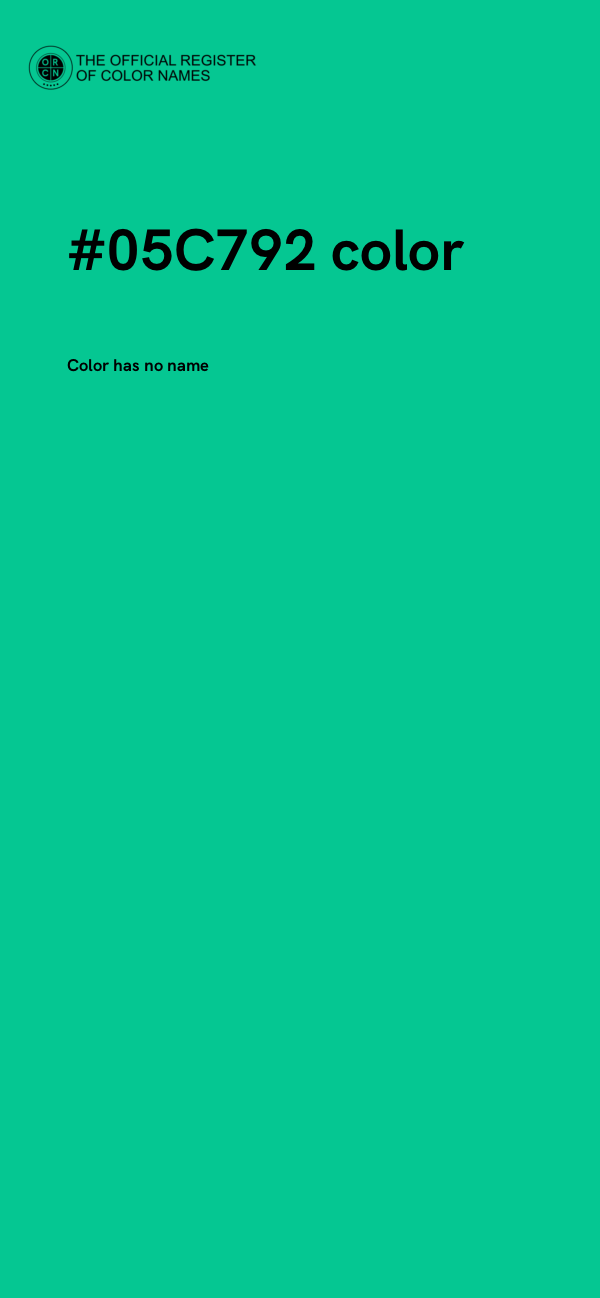 #05C792 color image