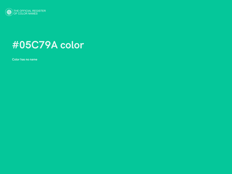 #05C79A color image
