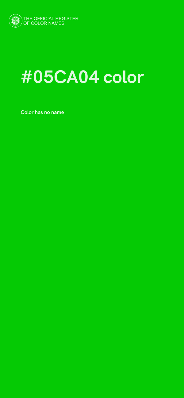 #05CA04 color image