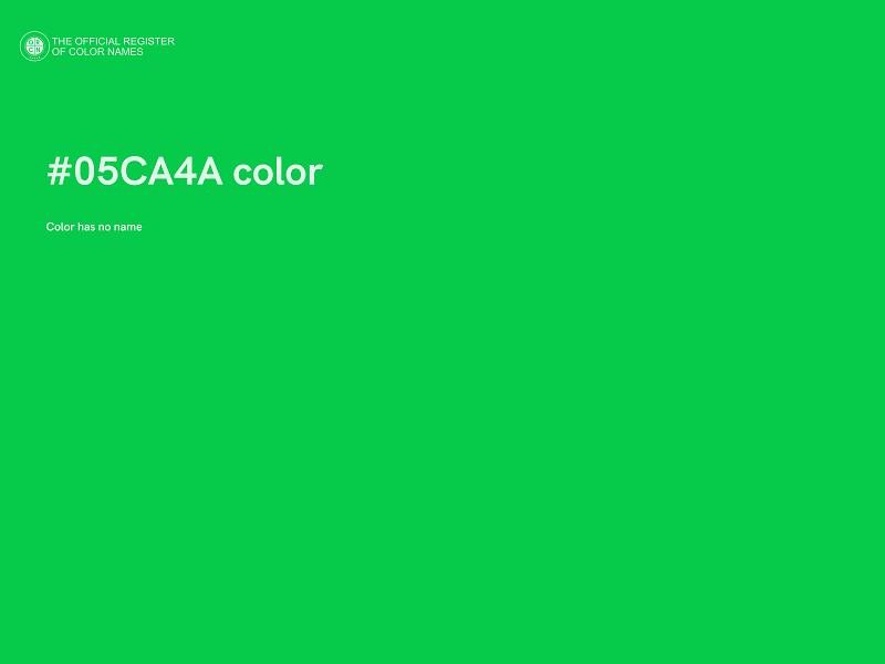 #05CA4A color image