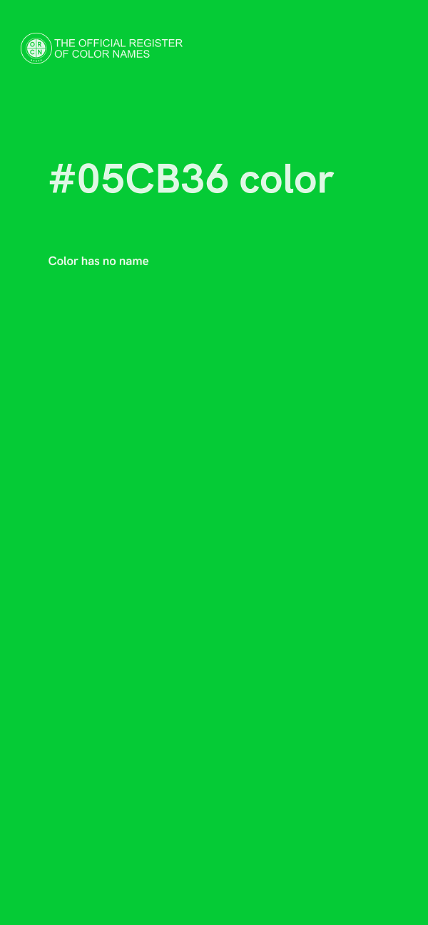 #05CB36 color image