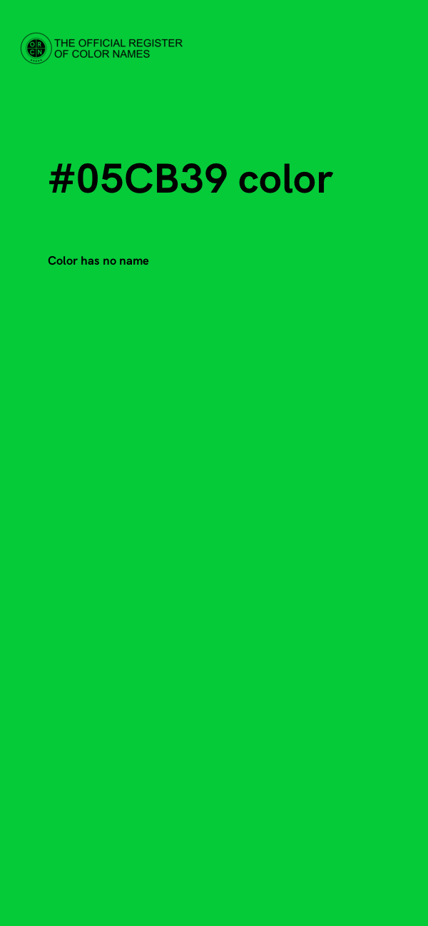 #05CB39 color image