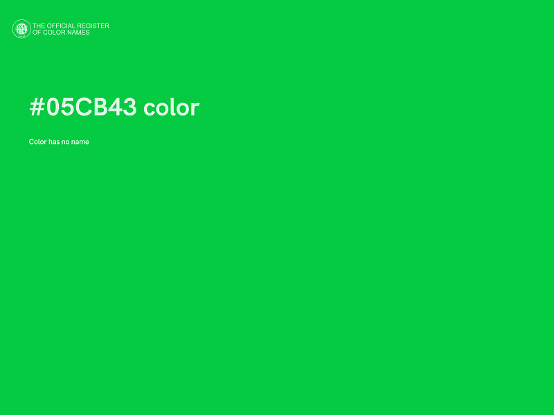 #05CB43 color image