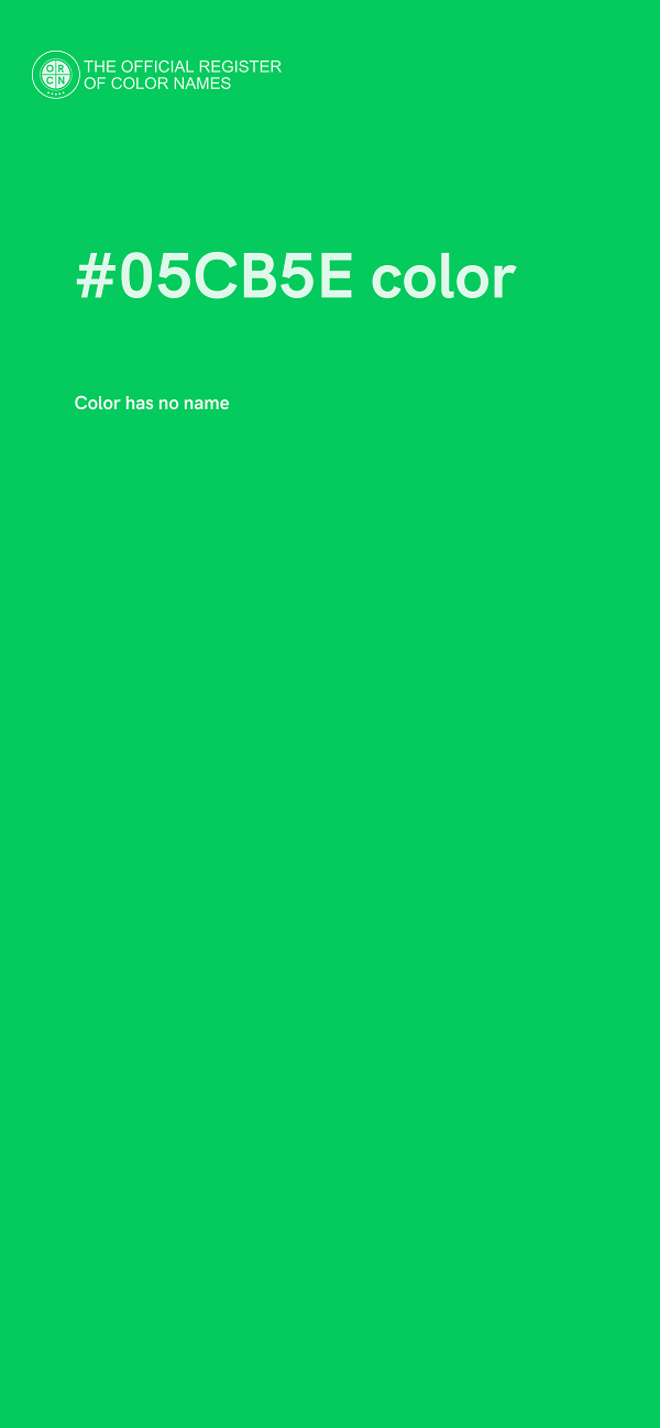 #05CB5E color image