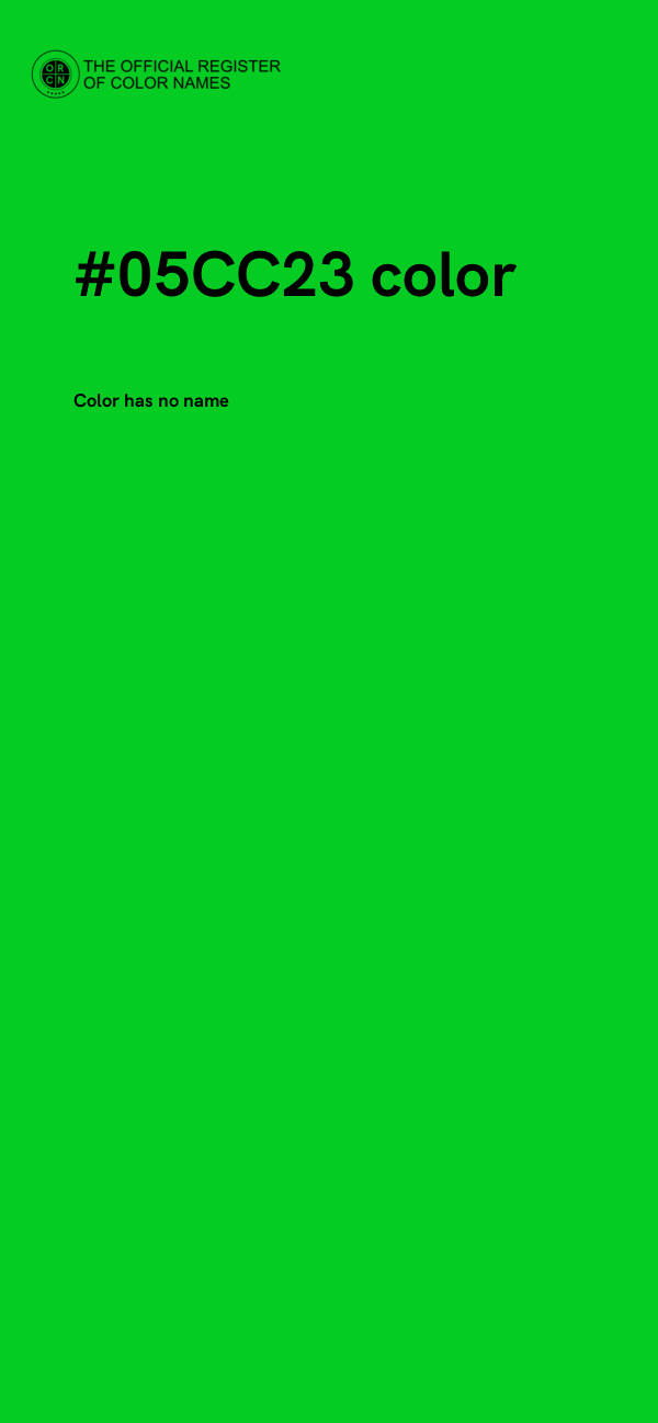 #05CC23 color image