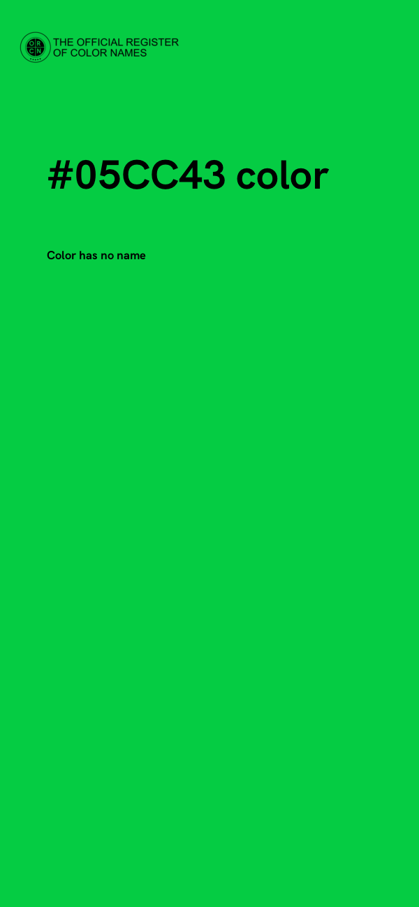 #05CC43 color image