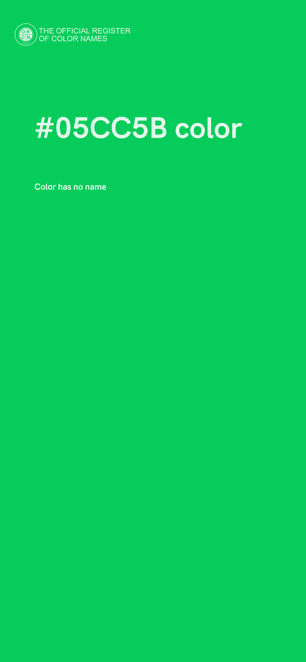 #05CC5B color image