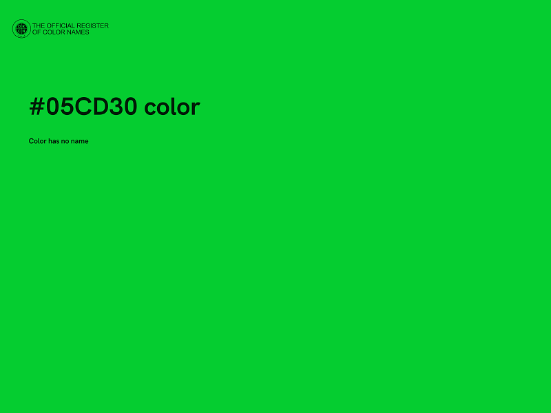 #05CD30 color image