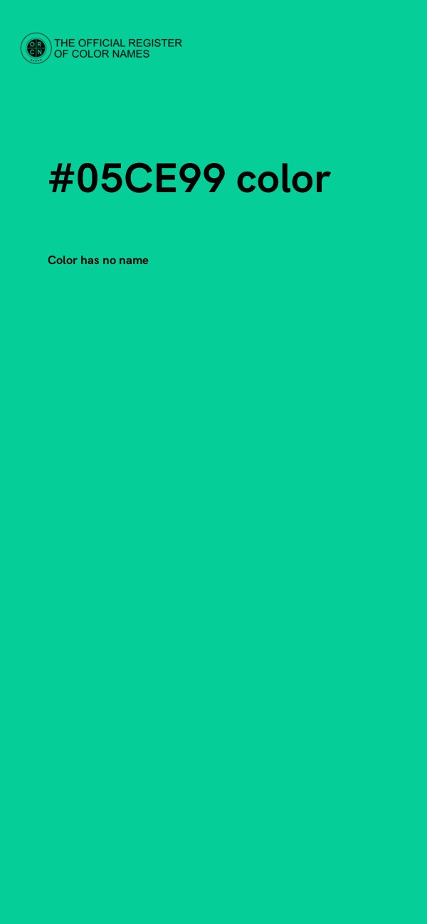 #05CE99 color image