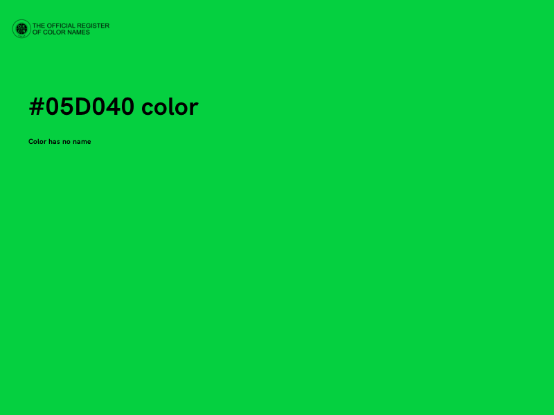 #05D040 color image
