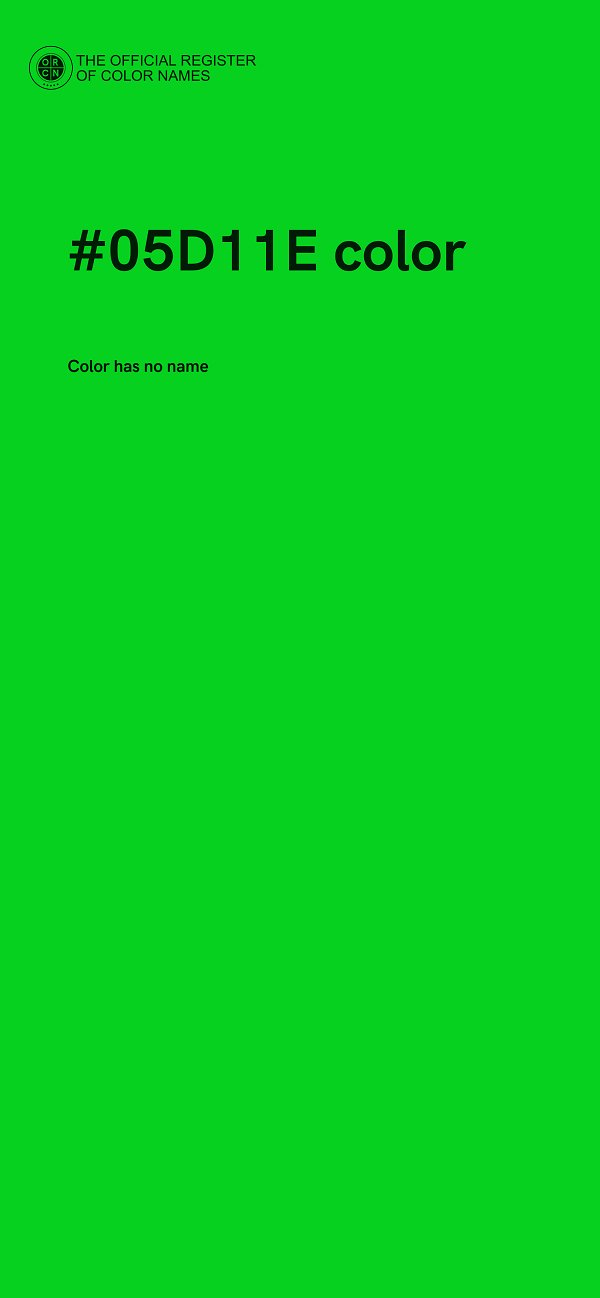 #05D11E color image