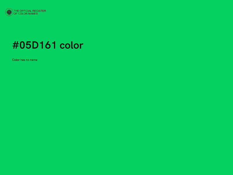 #05D161 color image