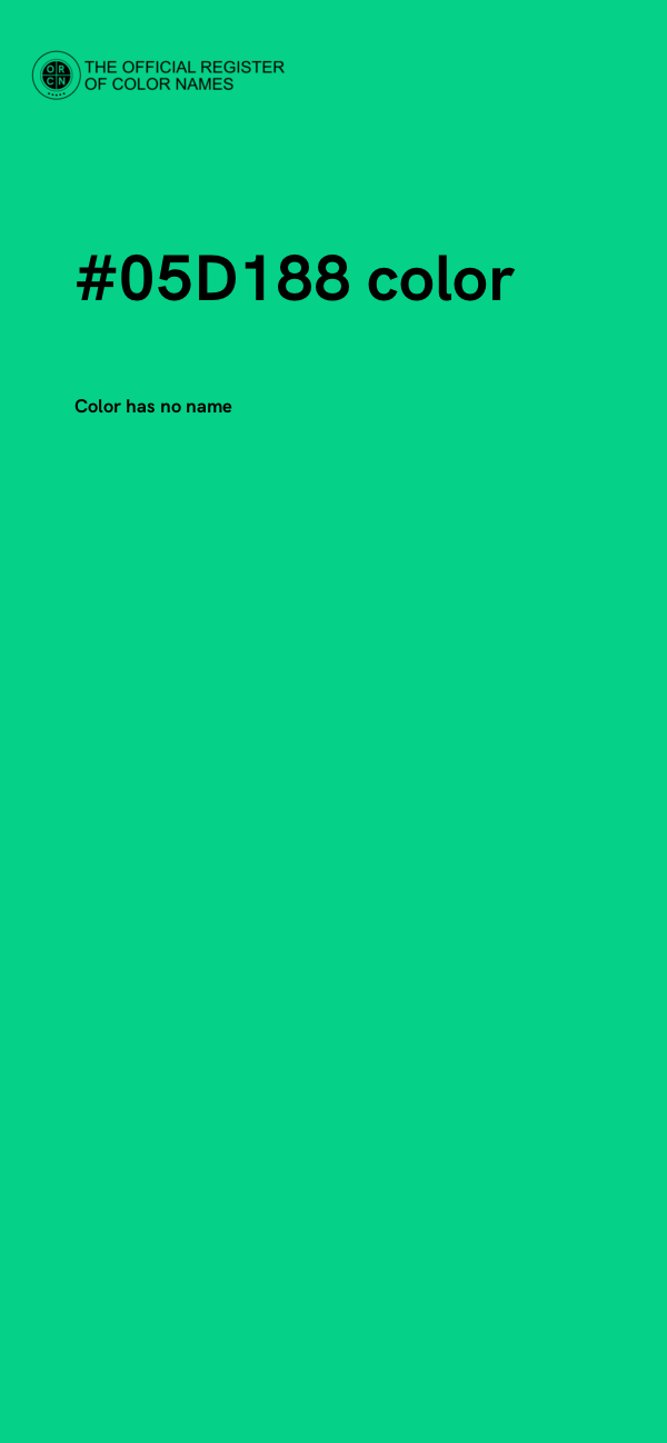 #05D188 color image