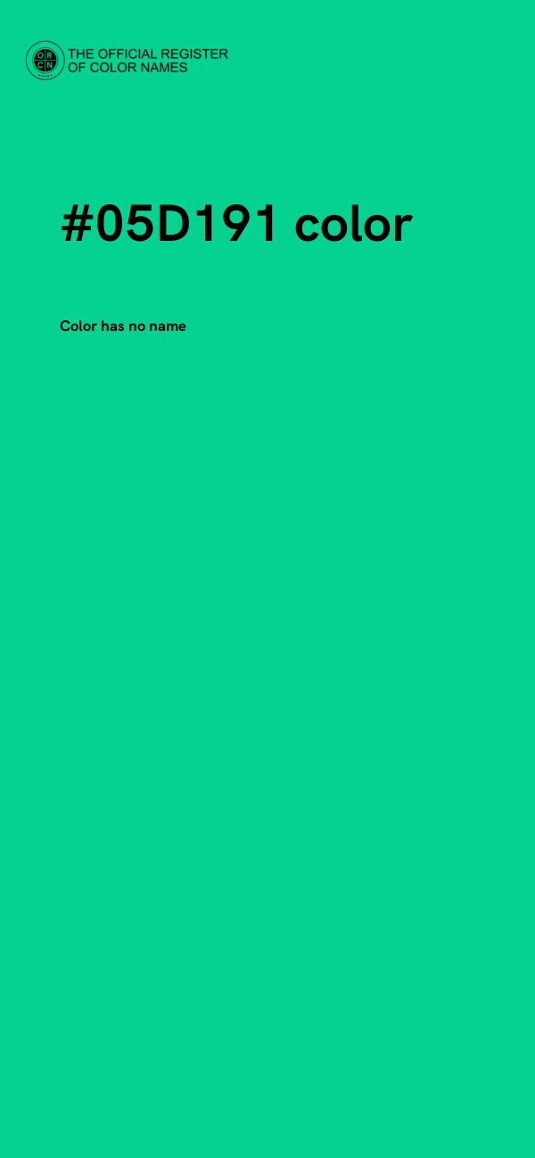 #05D191 color image