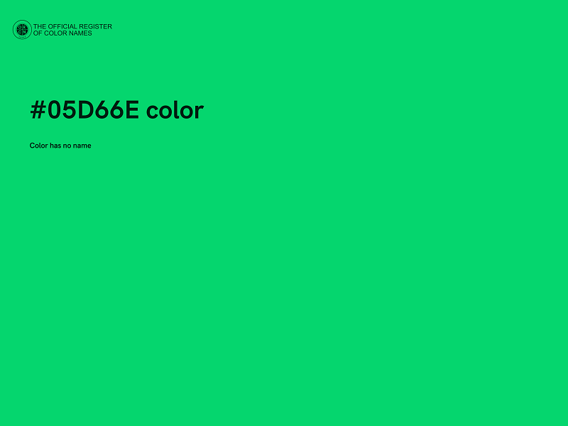 #05D66E color image