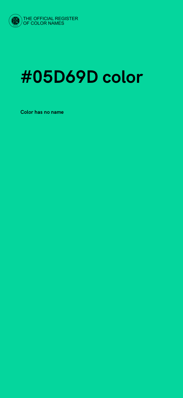 #05D69D color image