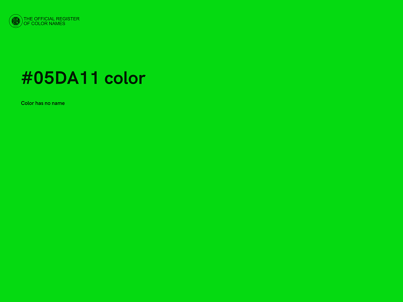 #05DA11 color image