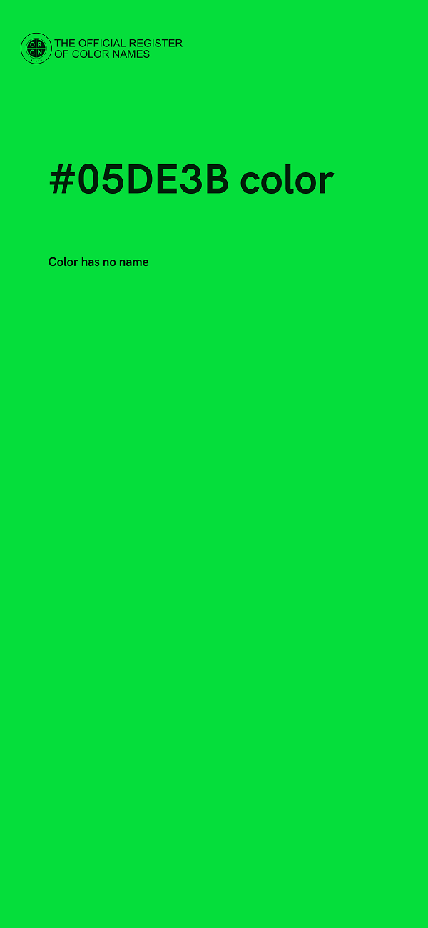 #05DE3B color image