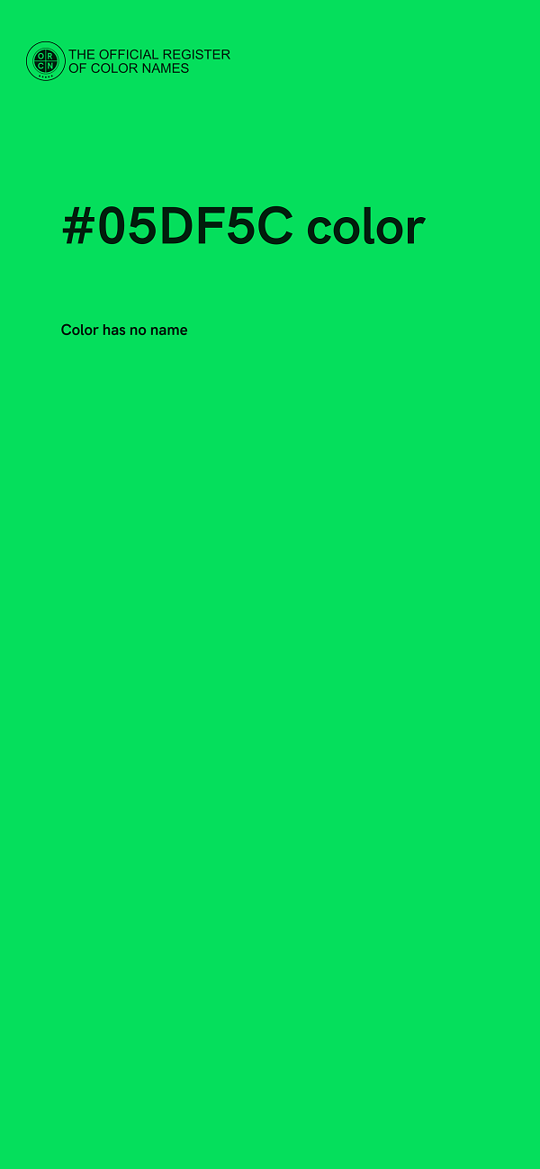 #05DF5C color image