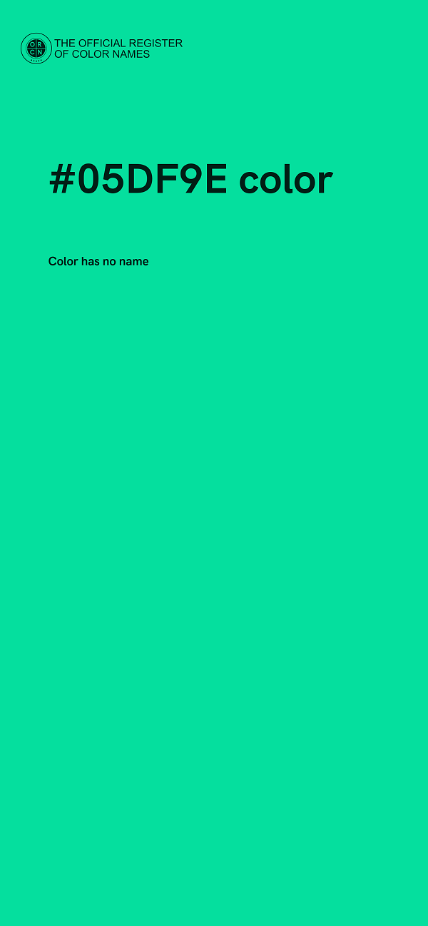 #05DF9E color image