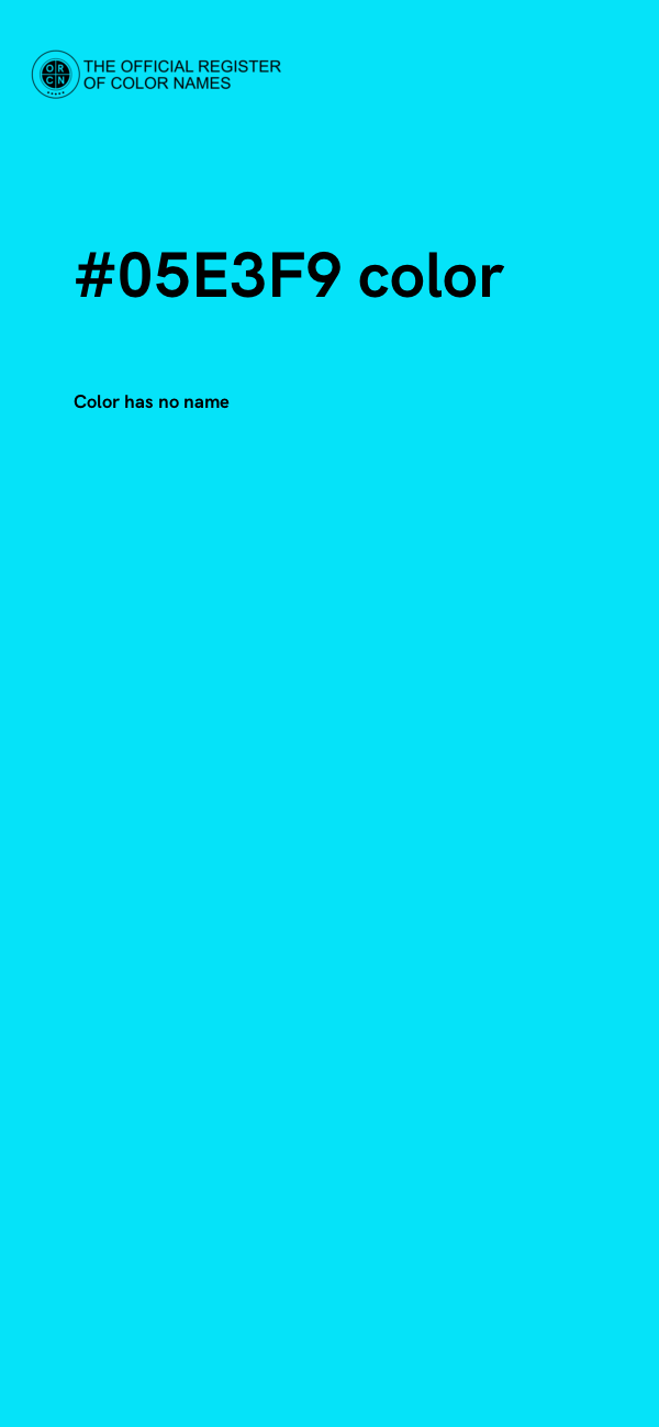 #05E3F9 color image