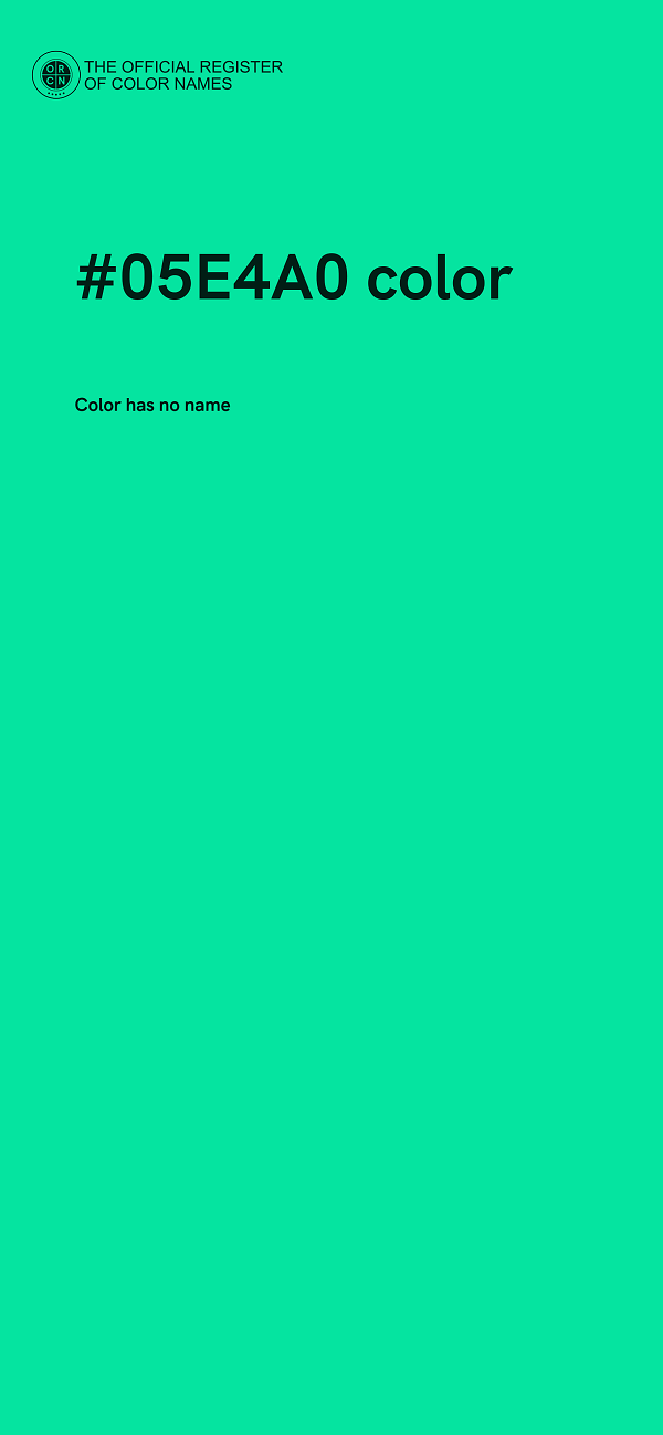#05E4A0 color image