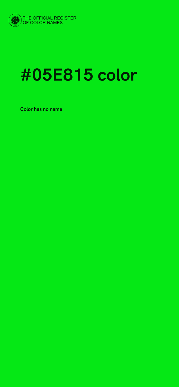 #05E815 color image