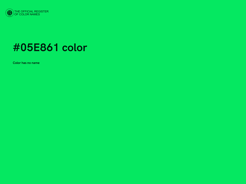 #05E861 color image