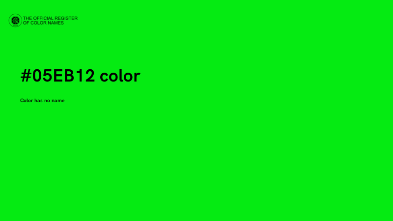 #05EB12 color image