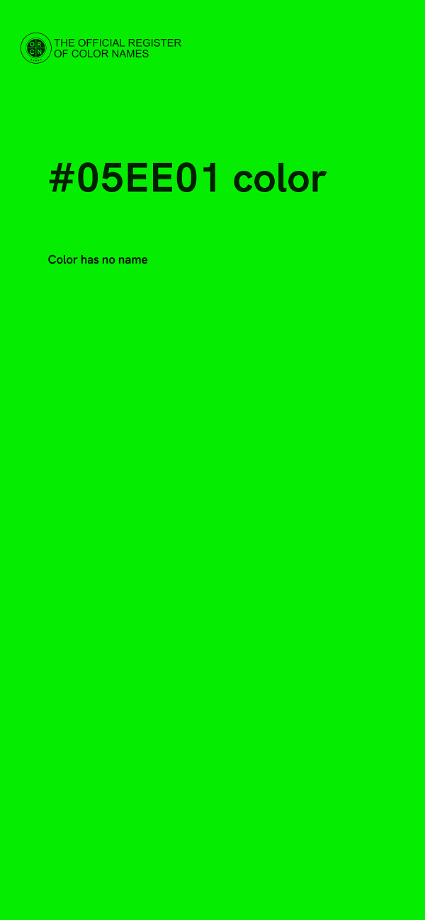 #05EE01 color image