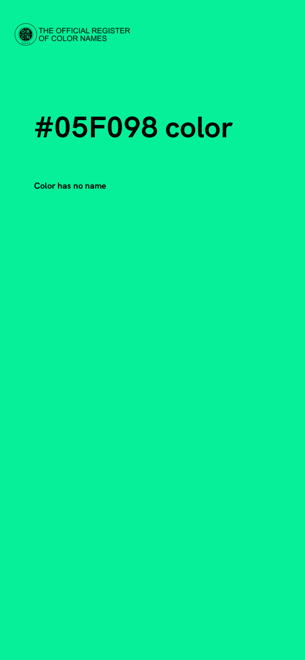 #05F098 color image