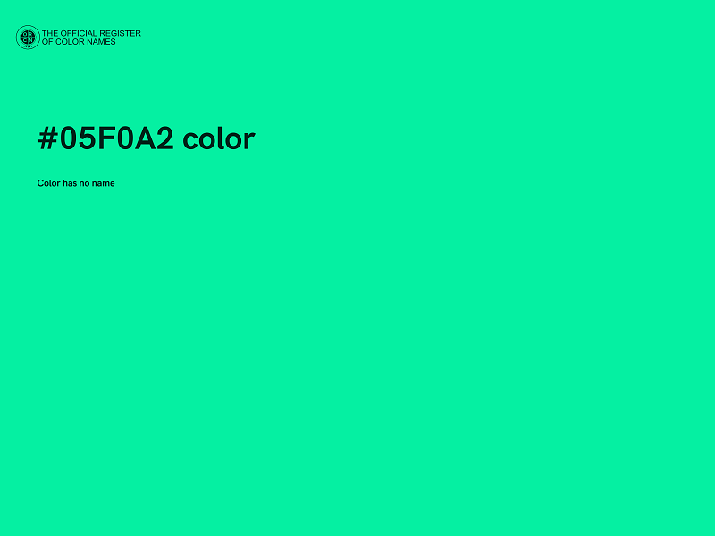 #05F0A2 color image