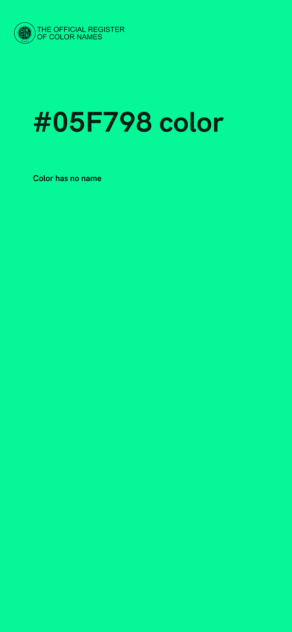 #05F798 color image