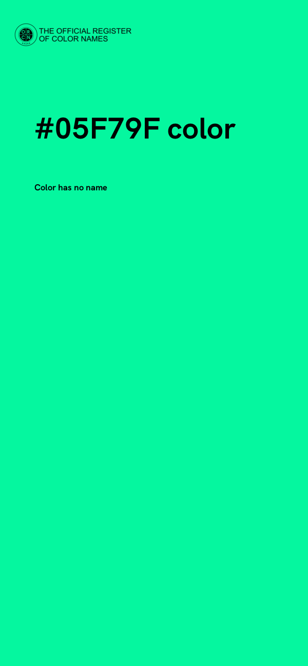 #05F79F color image