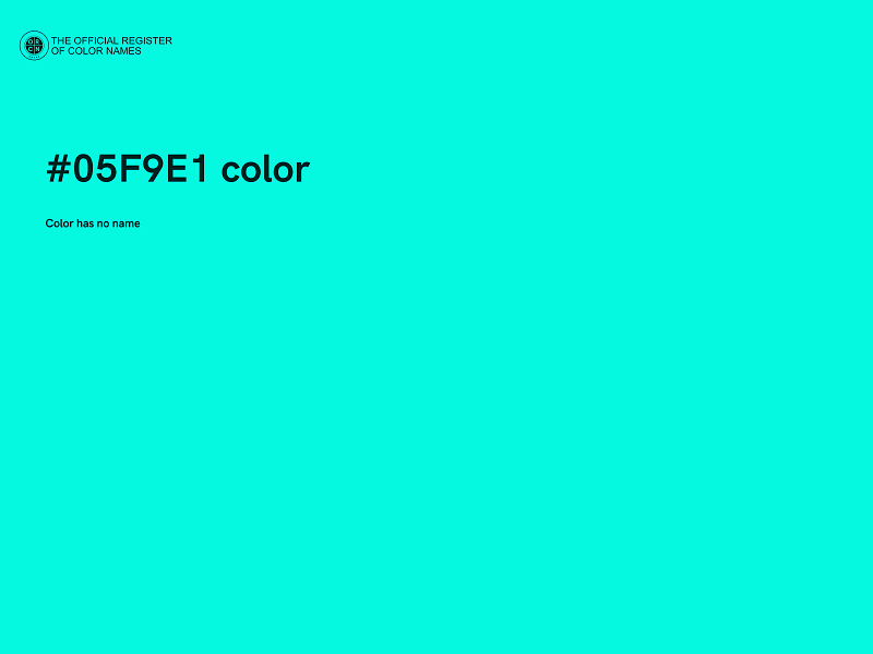 #05F9E1 color image