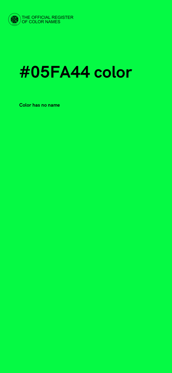 #05FA44 color image