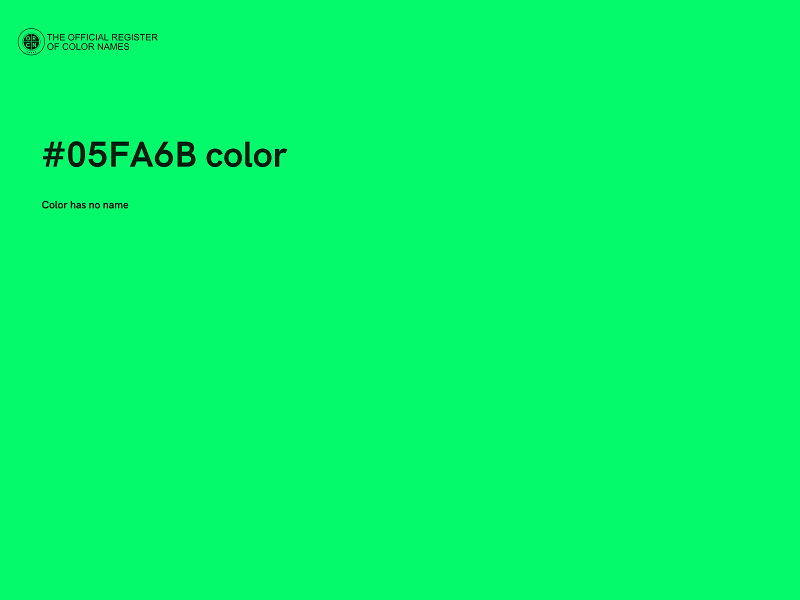 #05FA6B color image