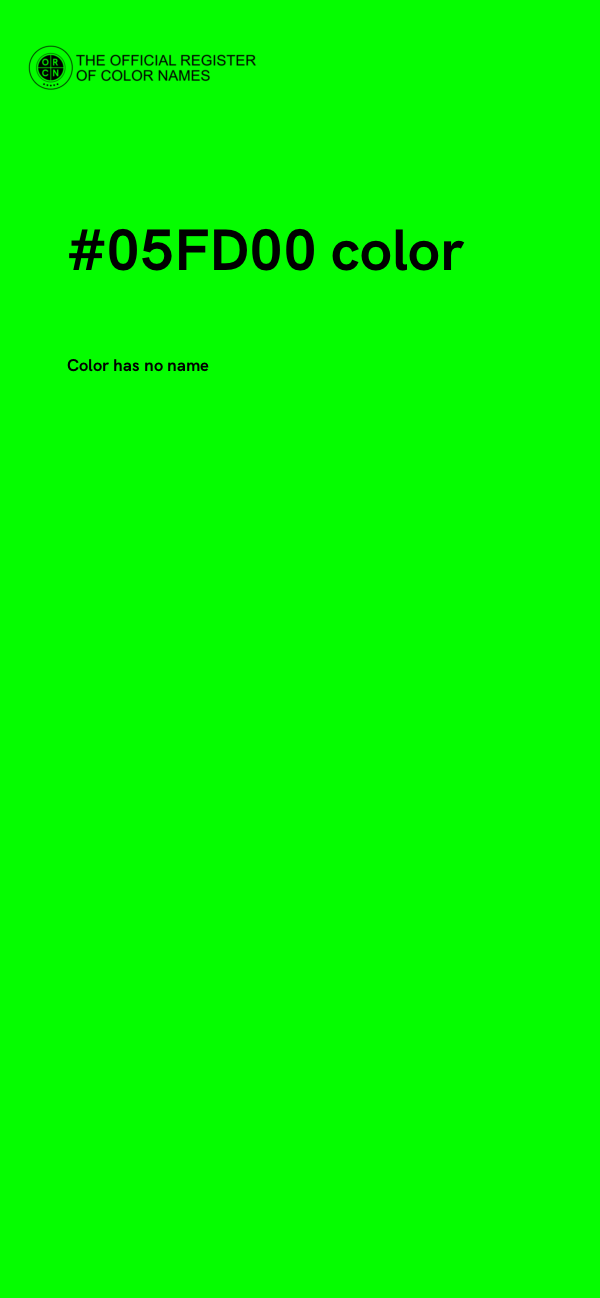 #05FD00 color image