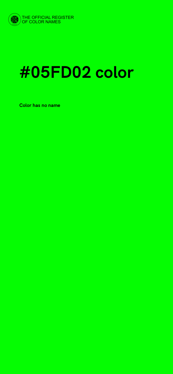#05FD02 color image