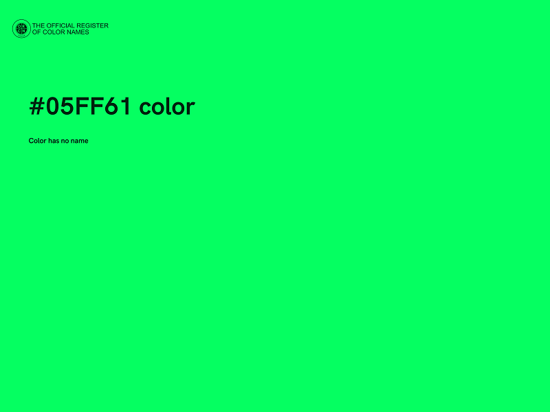 #05FF61 color image