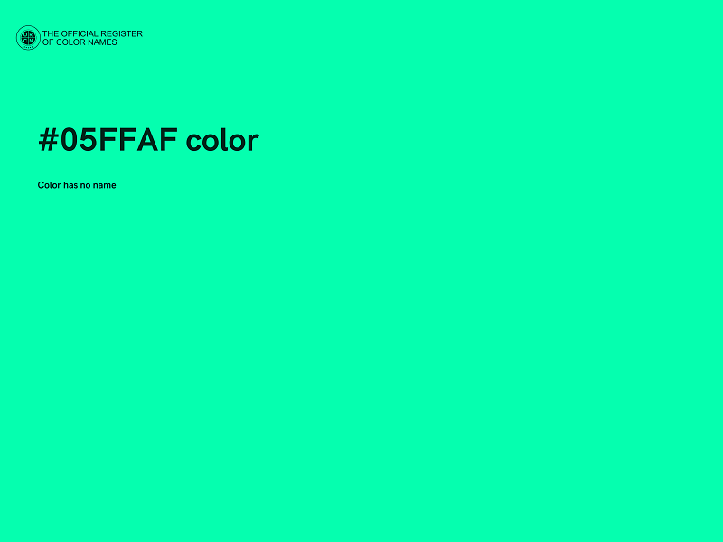 #05FFAF color image