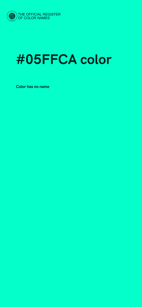 #05FFCA color image