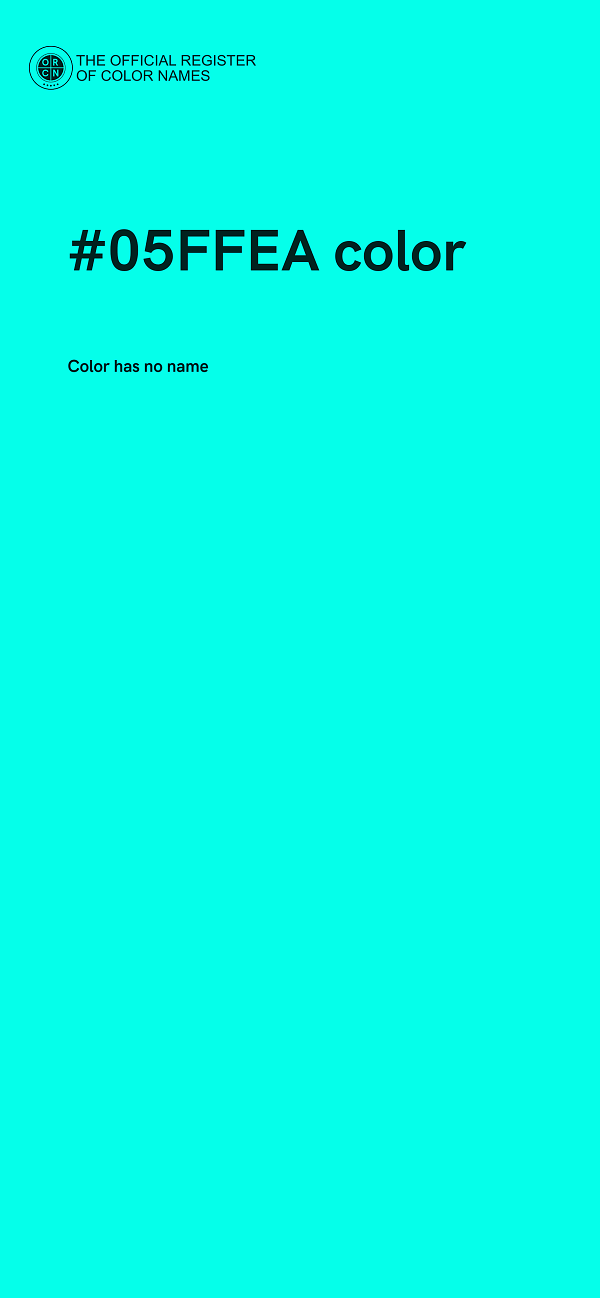 #05FFEA color image