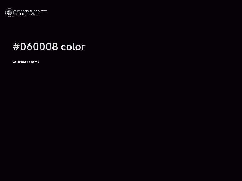 #060008 color image