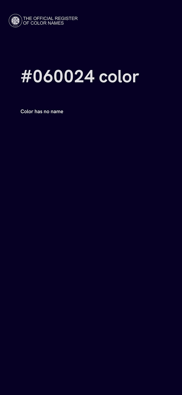 #060024 color image