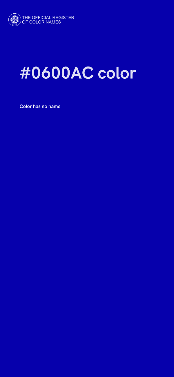 #0600AC color image