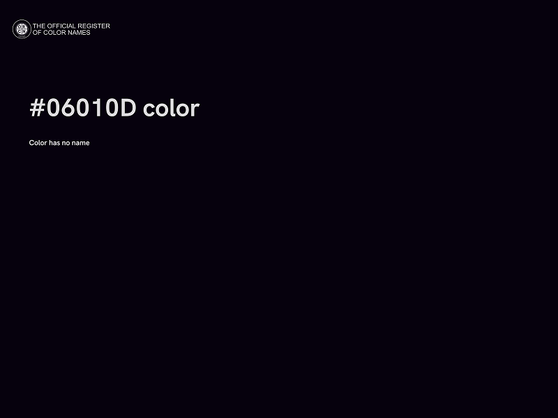 #06010D color image
