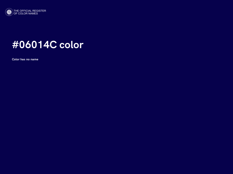 #06014C color image
