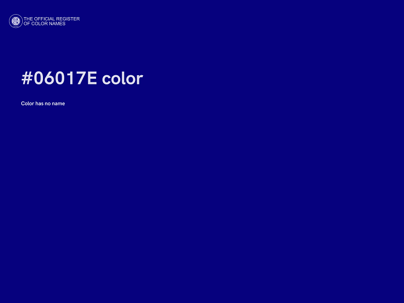 #06017E color image